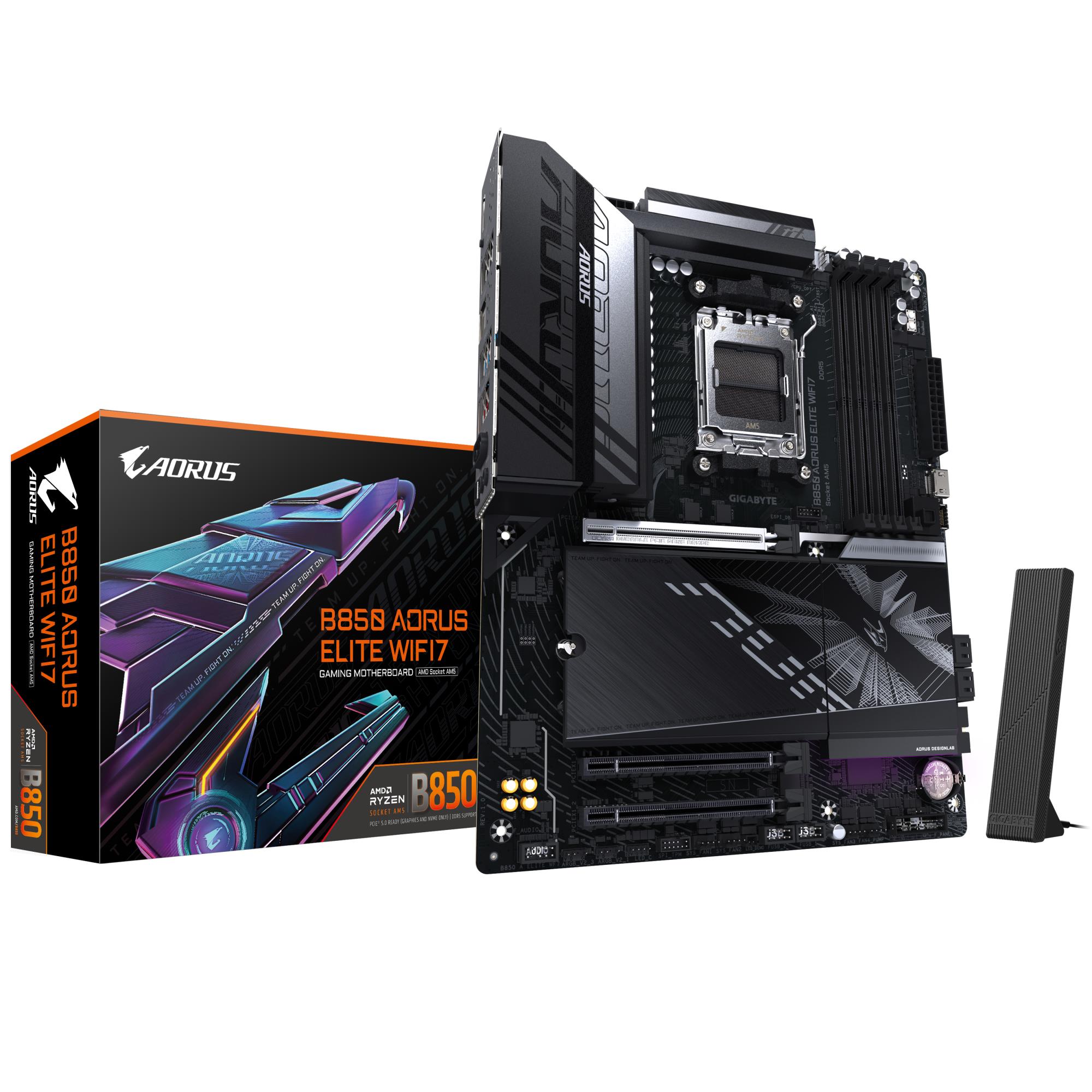 Mainboard|GIGABYTE|AMD B850|SAM5|ATX|Memory DDR5|Memory slots 4|B850AELI...