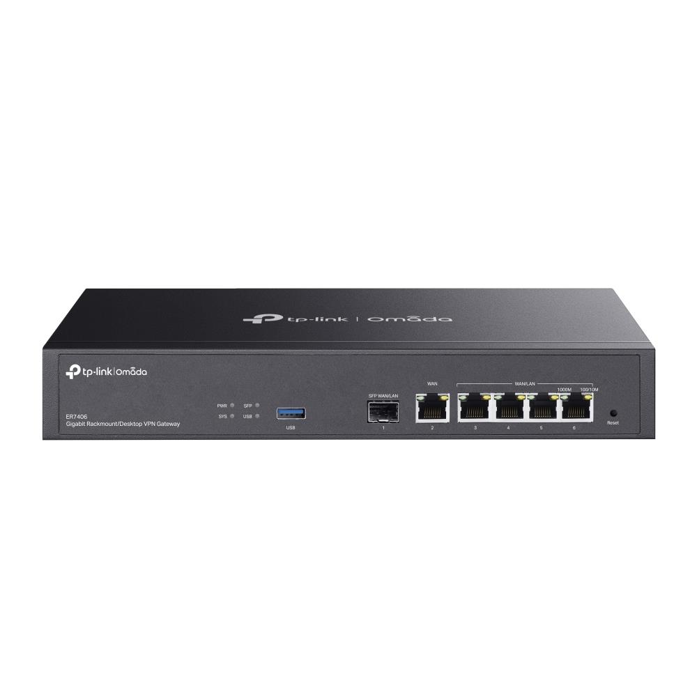 NET Ruuter 1000M 6PORT VPN/OMADA ER7406 TP-LINK