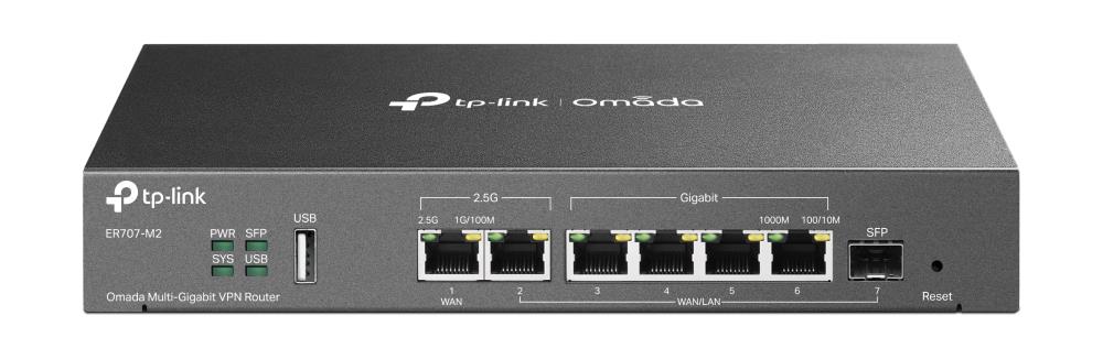 NET Ruuter 1/2.5G 6PORT VPN/OMADA ER707-M2 TP-LINK