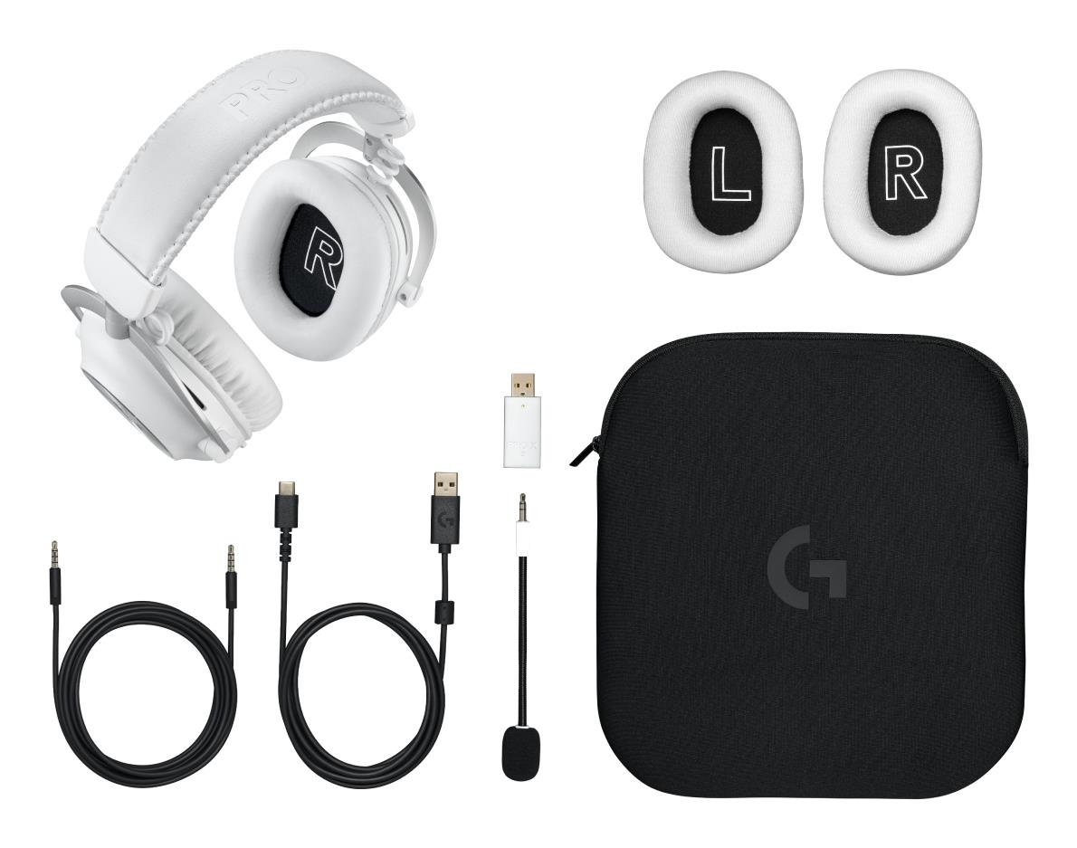 KÕRVAKLAPID G PRO X 2 Mänguri/WHITE 981-001269 LOGITECH