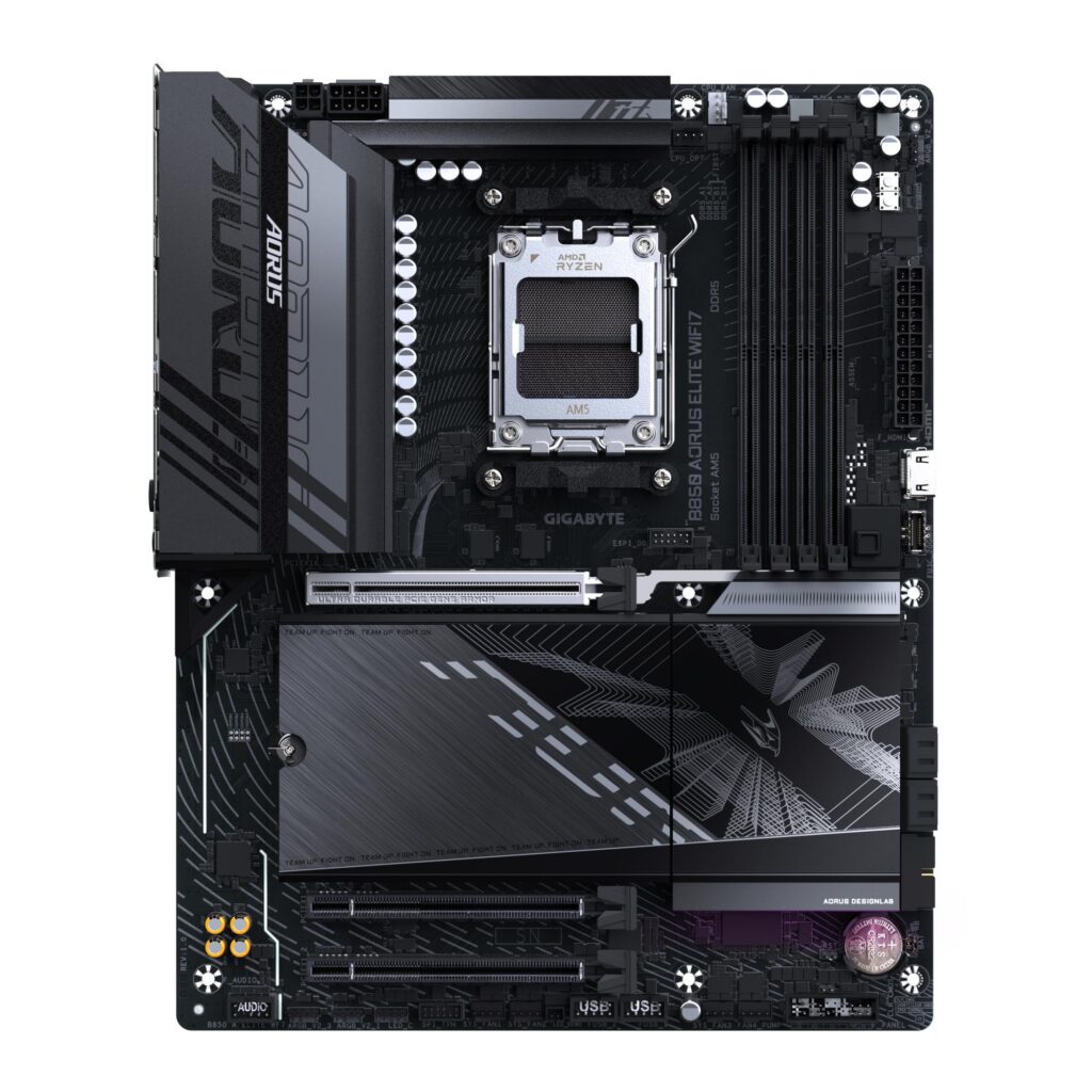 Emaplaat|GIGABYTE|AMD B850|SAM5|ATX|Memory DDR5|Memory slots 4|B850AELI&...