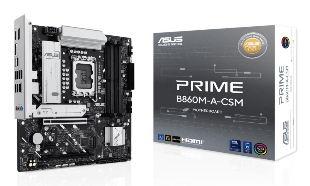 Mainboard|ASUS|Intel B860 Express|LGA1851|Micro-ATX|Memory DDR5|Memory s...