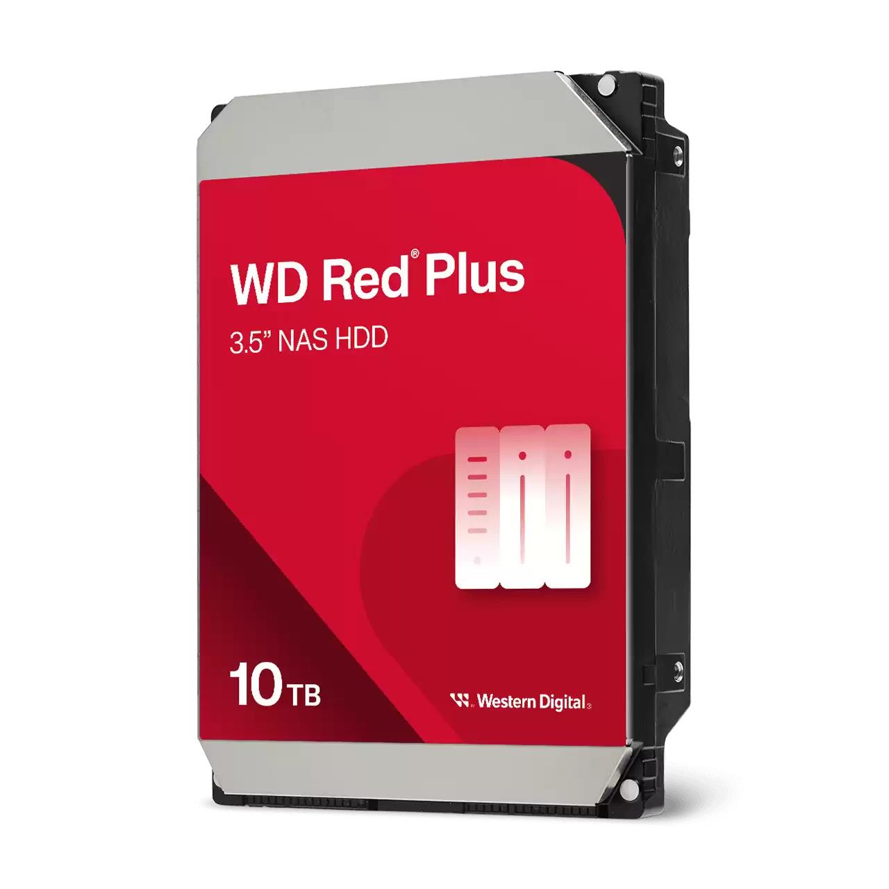 HDD|WESTERN DIGITAL|Red Plus|10TB|SATA|512 MB|7200 rpm|3,5″|WD100EFGX