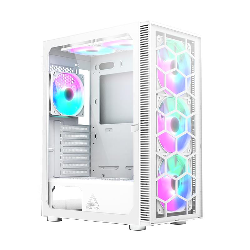 Case|MONTECH|X3 Glass|MidiTower|Case product features Transparent panel|...