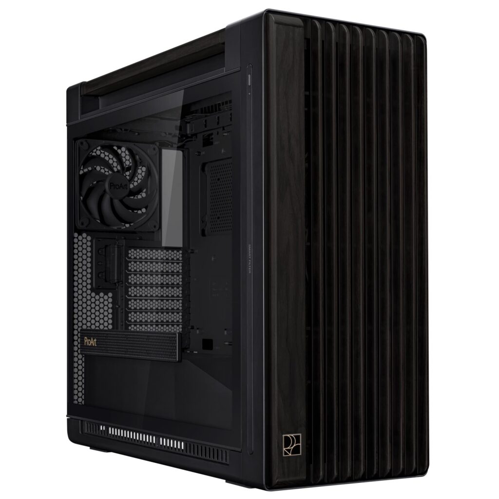 Case|ASUS|ProArt PA602 Wood Edition – Tempered Glass Panel|MidiTow...