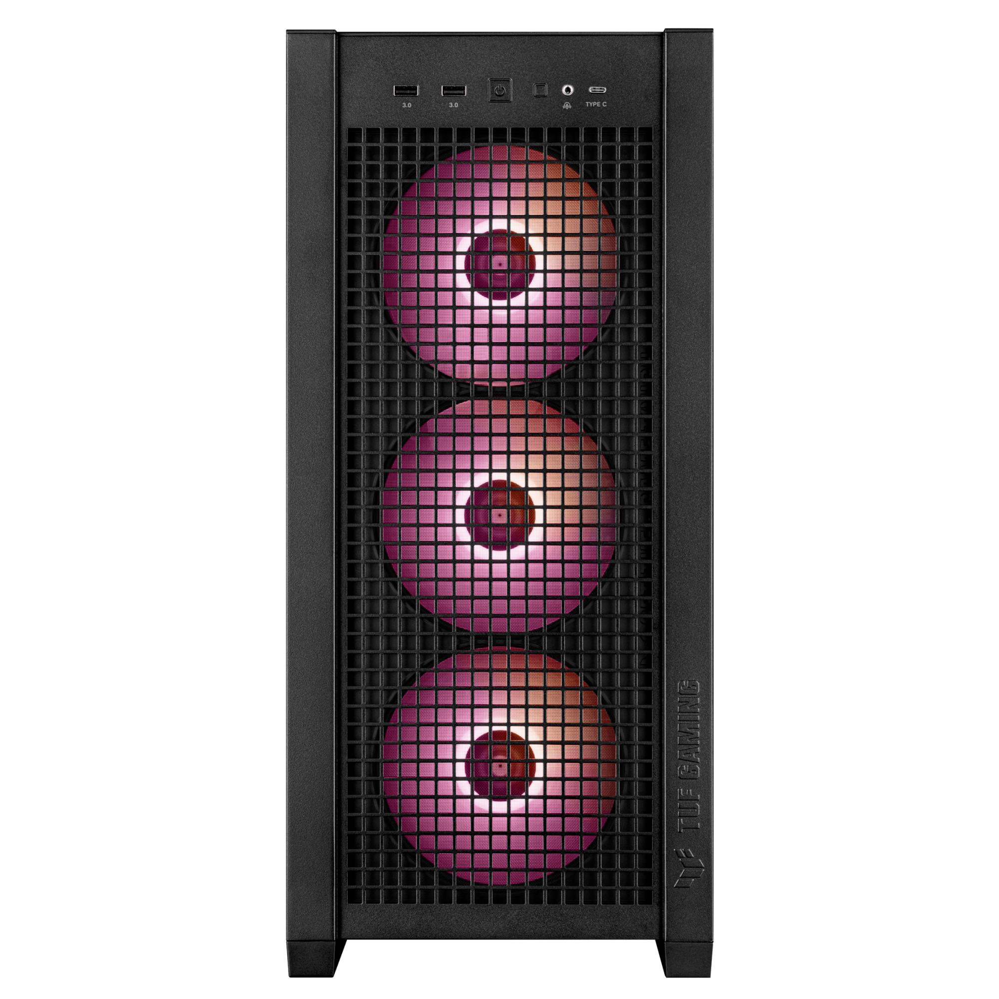 Case|ASUS|TUF Mänguri GT302 ARGB|MidiTower|Case product features Transpa...