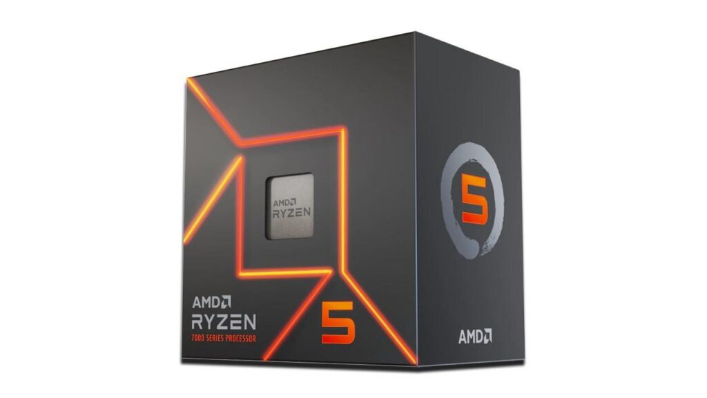 CPU|AMD|Desktop|Ryzen 5|7600|Raphael AM5|3800 MHz|Cores 6|32MB|Socket SAM5|65 Watts|GPU Radeon|BOX|100-100001015BOX