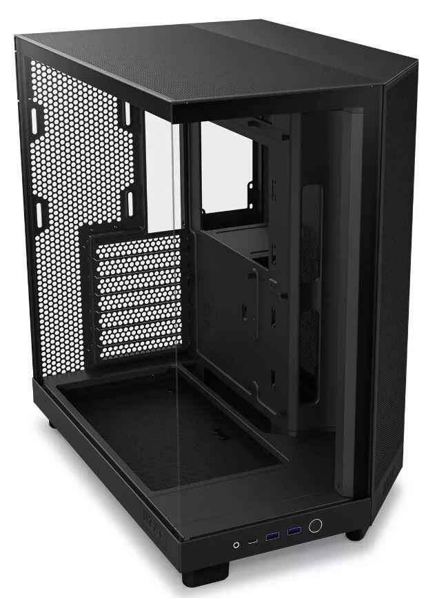 Case|NZXT|H6 Flow RGB|MidiTower|Case product features Transparent panel|...