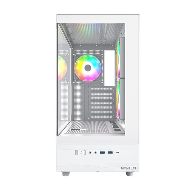 Case|MONTECH|XR|MidiTower|Not included|ATX|MicroATX|MiniITX|Colour White...