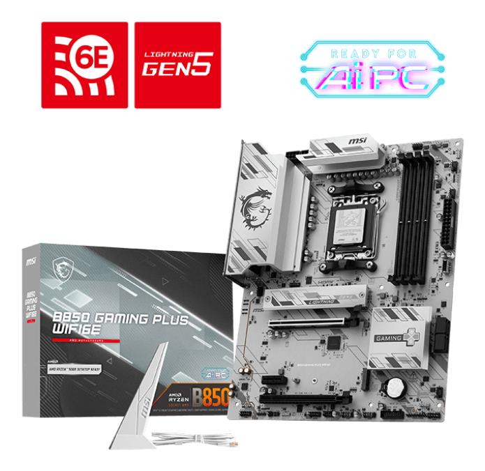 Mainboard|MSI|AMD B850|SAM5|ATX|Memory DDR5|Memory slots 4|B850GAMINGPLU...