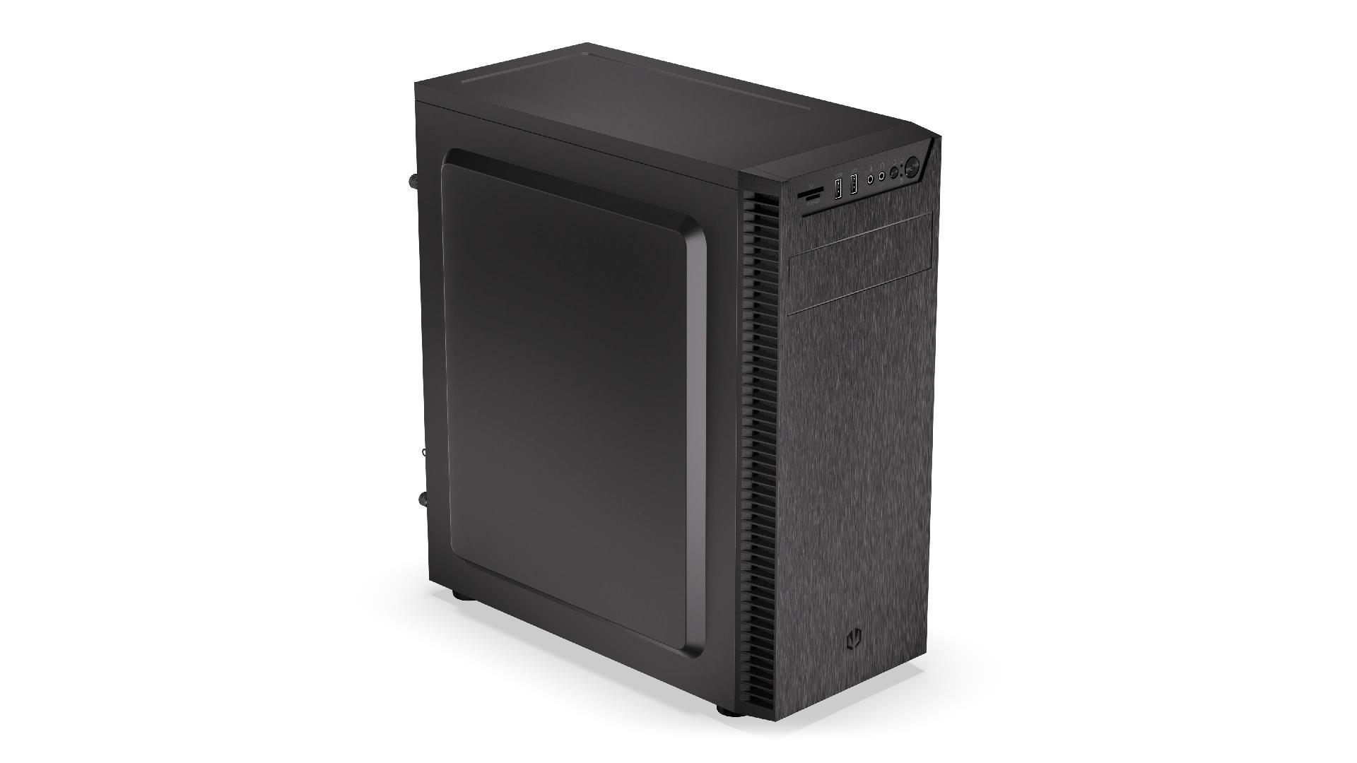 Case|ENDORFY|Armis 100 Solid|Not included|ATX|MicroATX|MiniITX|Colour Bl...