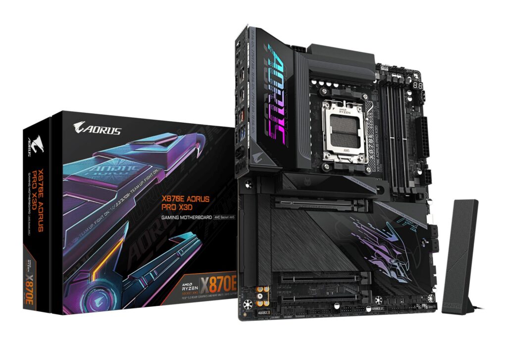 Emaplaat|GIGABYTE|AMD X870E|Socket AM5|ATX|RAM DDR5-SDRAM|4xSlots|Wi-Fi…