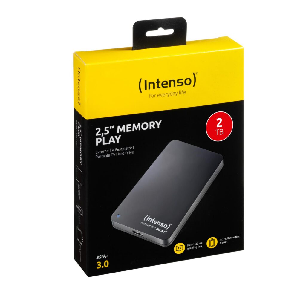 Väline HDD|INTENSO|2TB|USB 3.2|Colour Black|6021480