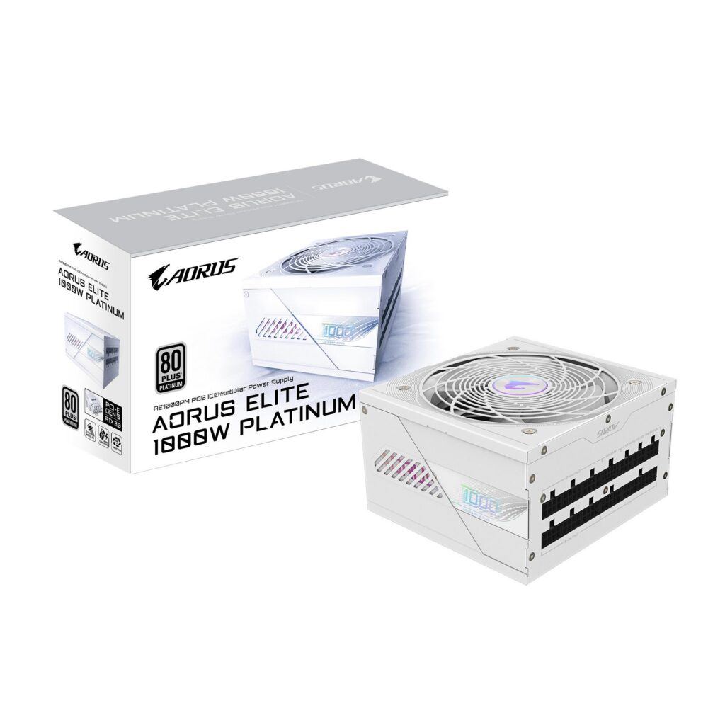 Toiteplokk|GIGABYTE|GP-AE1000PM PG5 ICE|1000 Watts|Efficiency 80 PLUS …
