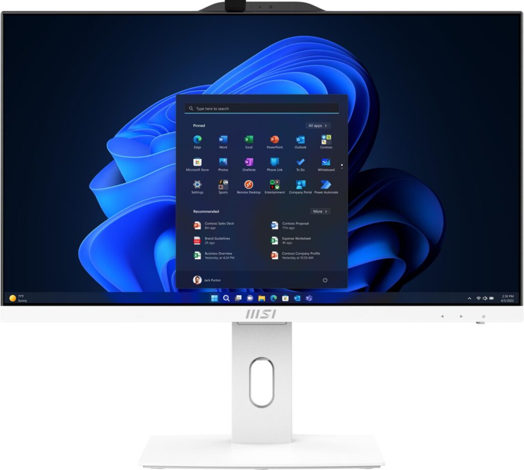 Monoblock PC|MSI|PRO|AP241P 14M|Business|All in One|CPU Core i7|i7-14700...