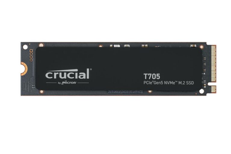 SSD|CRUCIAL|T705|4TB|M.2|PCIe Gen5|NVMe|Write speed 12600 MBytes/sec|Rea...