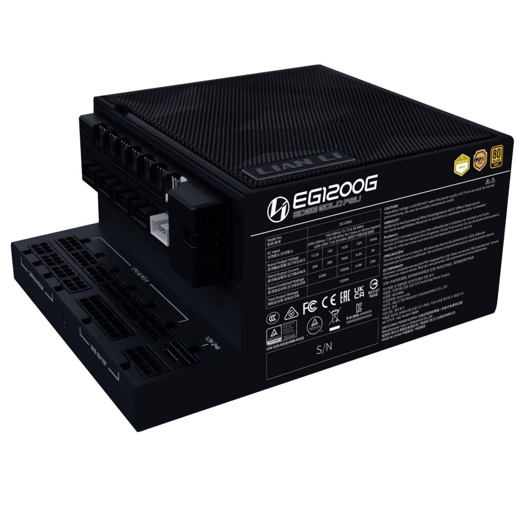 Power Supply|LIAN LI|EDGE GOLD 1200|1200 Watts|Efficiency 80 PLUS GOLD|P...