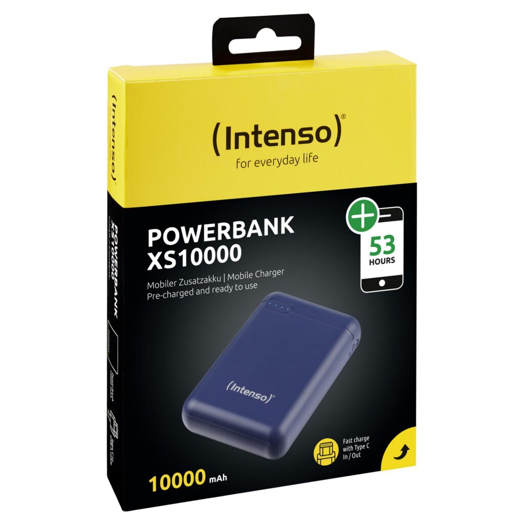 AKUPANK USB 10000MAH/DARK BLUE XS10000 INTENSO