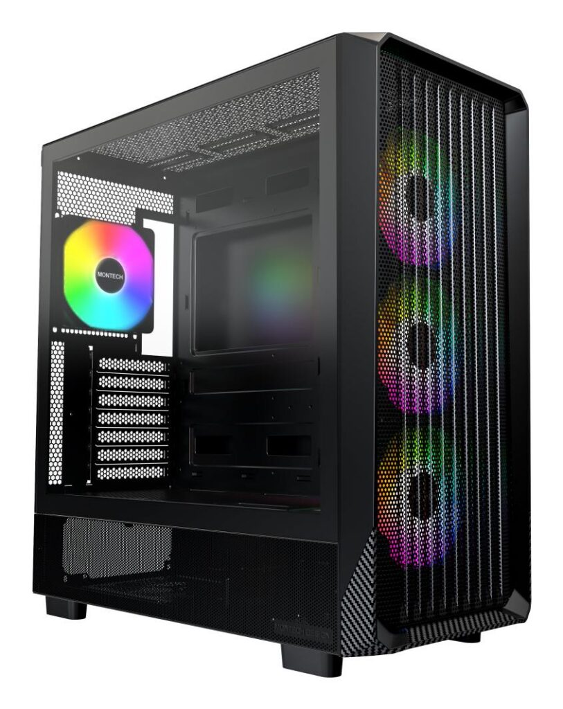 Case|MONTECH|X5|MidiTower|Case product features Transparent panel|Not in...