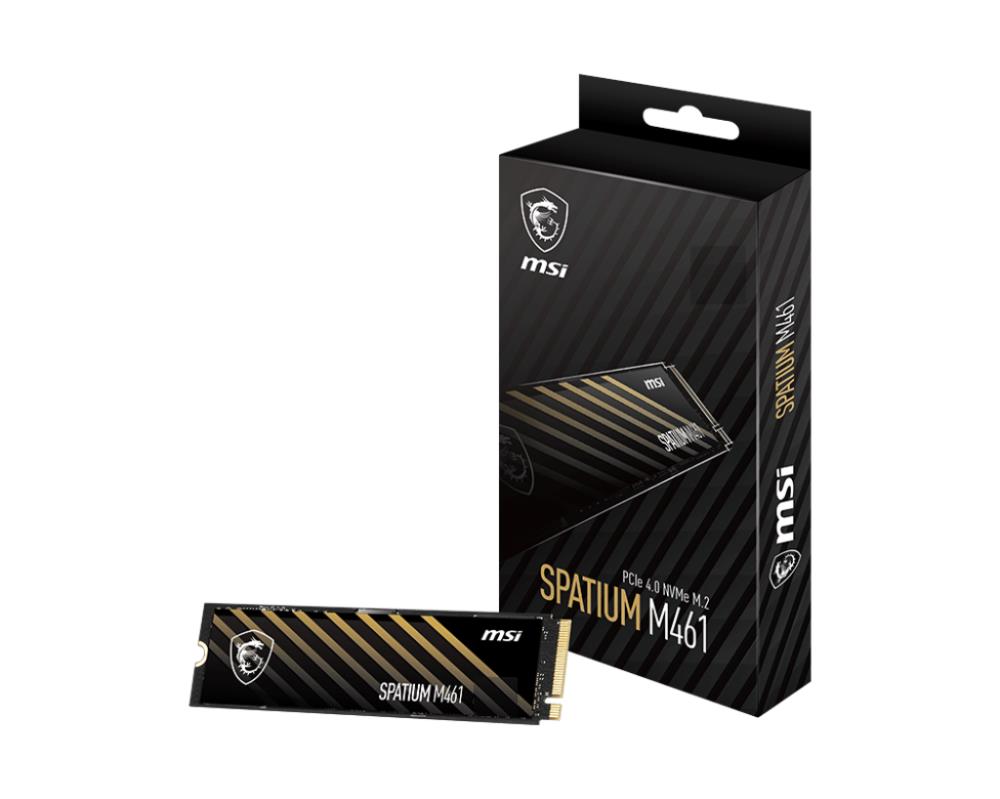 SSD|MSI|SPATIUM M461|1TB|M.2|PCIE|NVMe|3D NAND|Write speed 3200 MBytes/s...