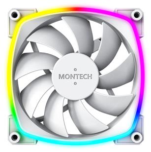 CASE FAN 120MM/AX120 PWM WHITE 3 IN 1 MONTECH