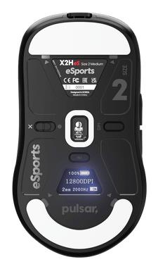 Hiir USB OPTICAL WRL X2H V3/MEDIUM BLACK PX2H3ES21 PULSAR