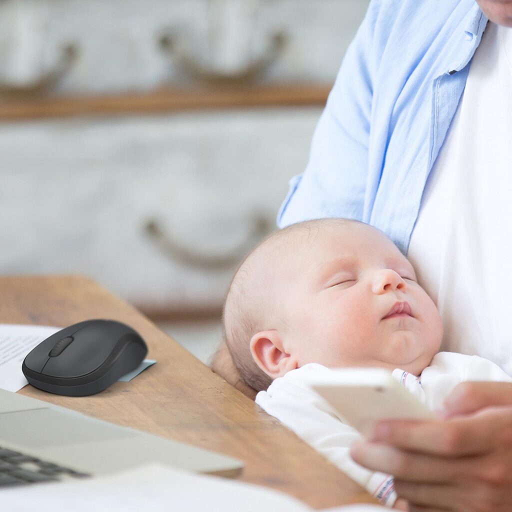 Hiir USB OPTICAL WRL M220/SILENT B/G 910-004878 LOGITECH