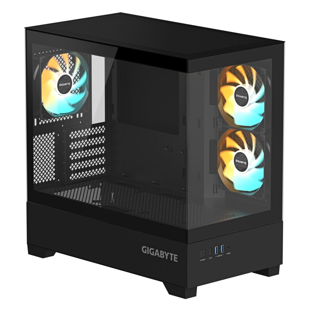 Case|GIGABYTE|C201 PANORAMIC|MidiTower|Case product features Rackmountab...