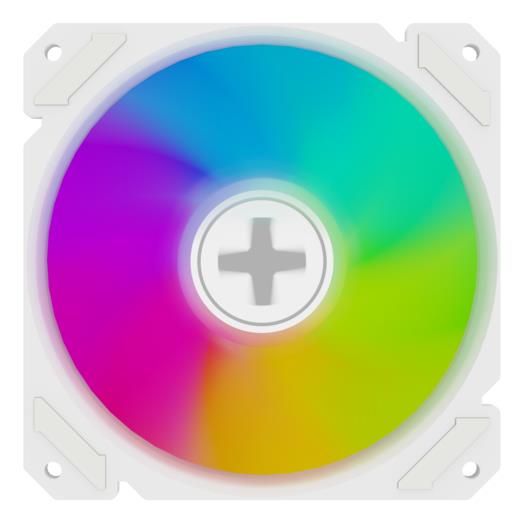 Ventilaator 120MM PWM ARGB REVERS/4PIN WHITE XF066 XILENCE