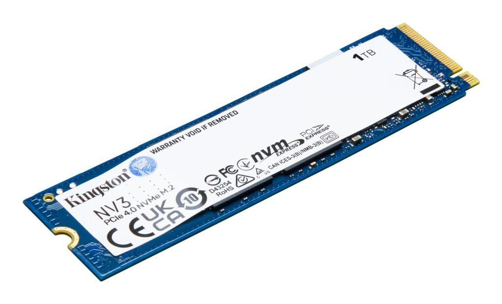 SSD|KINGSTON|NV3|1TB|M.2|PCIE|NVMe|3D NAND|Write speed 4000 MBytes/sec|R...