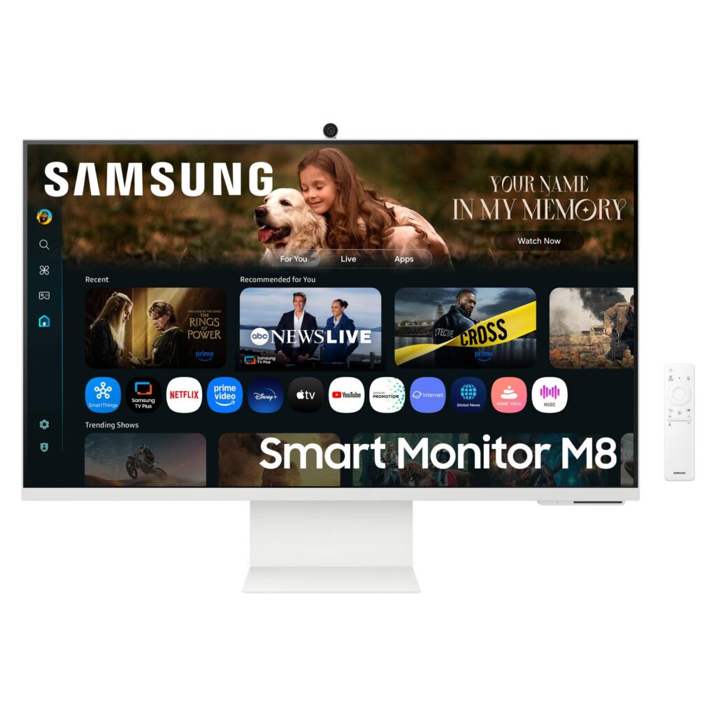 LCD Monitor|SAMSUNG|LS32FM801UUXDU|32″|Smart/4K|Panel VA|3840×...