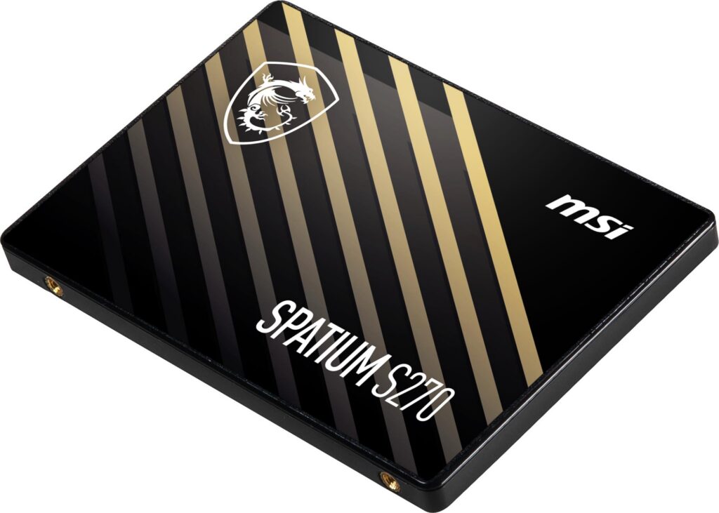 SSD|MSI|SPATIUM S270|480GB|SATA|3D NAND|Write speed 450 MBytes/sec|Read ...
