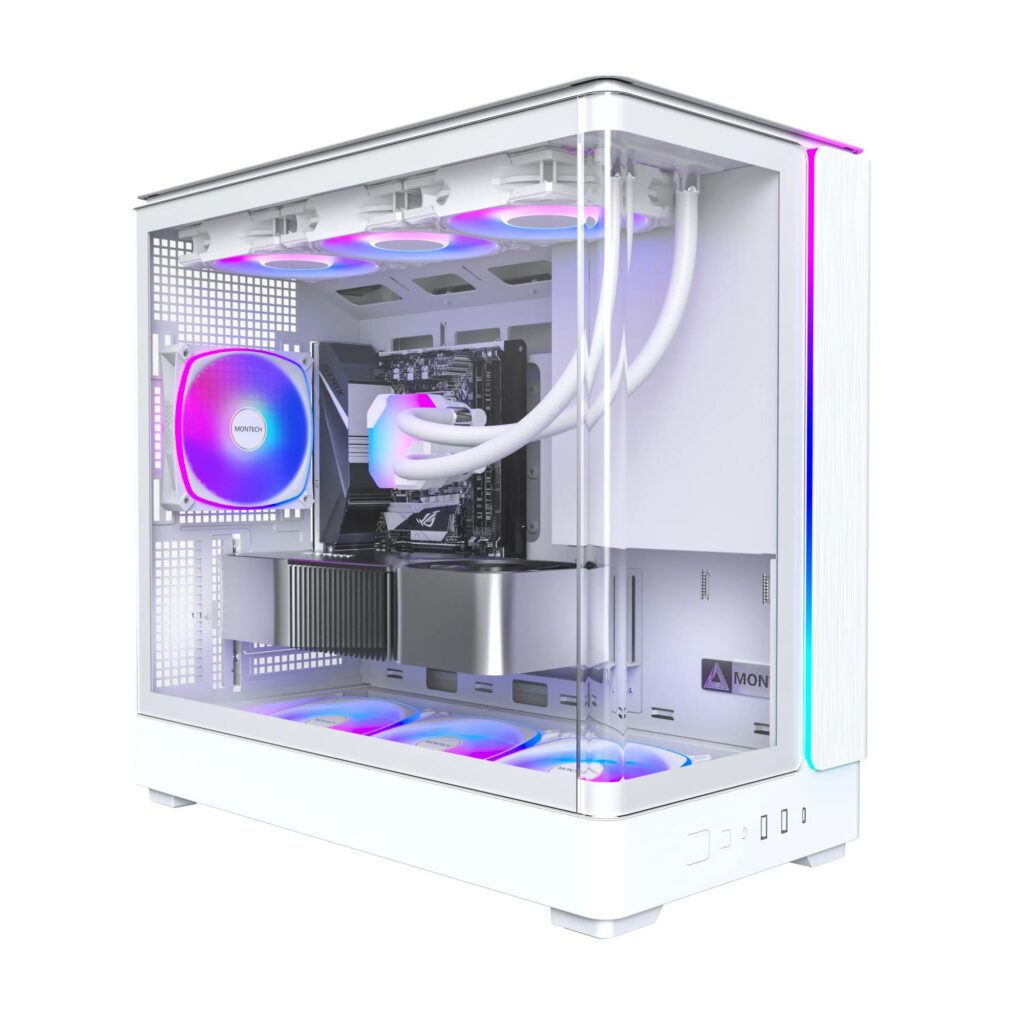 Case|MONTECH|micro ATX/Mini-ITX|White|Midi Tower|PC|KING 15 PRO|KING15PR...