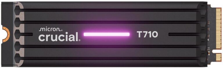 SSD|CRUCIAL|T710|1TB|M.2|PCIe Gen5|NVMe|Write speed 13700 MBytes/sec|Rea...