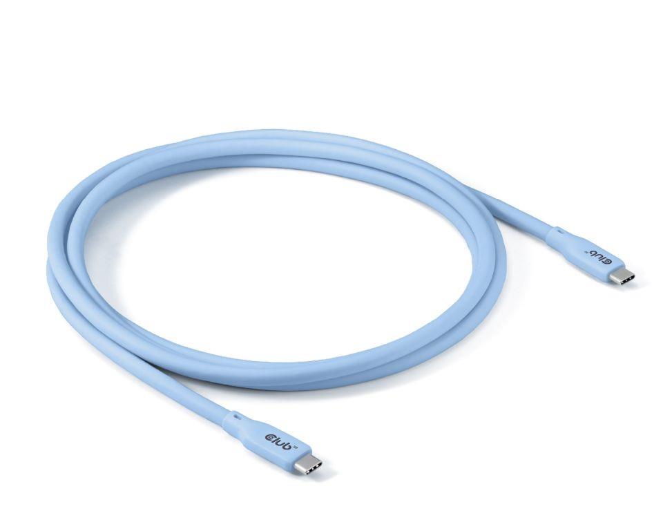 KAABEL USB-C TO USB-C 2M/M/M BLUE CAC-3003 CLUB3D