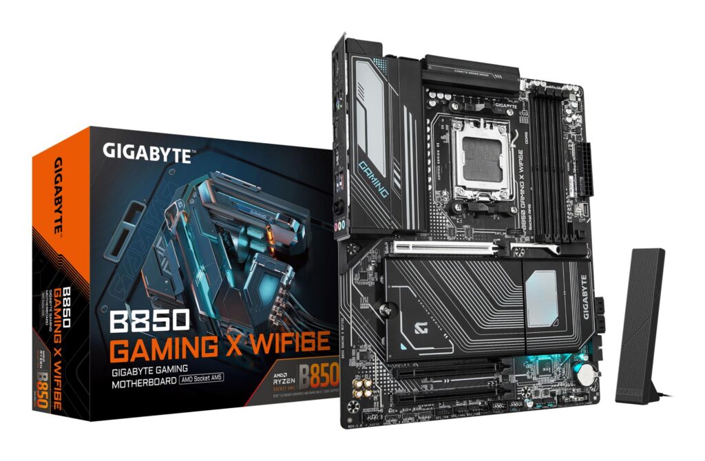 Emaplaat|GIGABYTE|AMD B850|SAM5|ATX|Memory DDR5|Memory slots 4|2xPCI-Ex&...