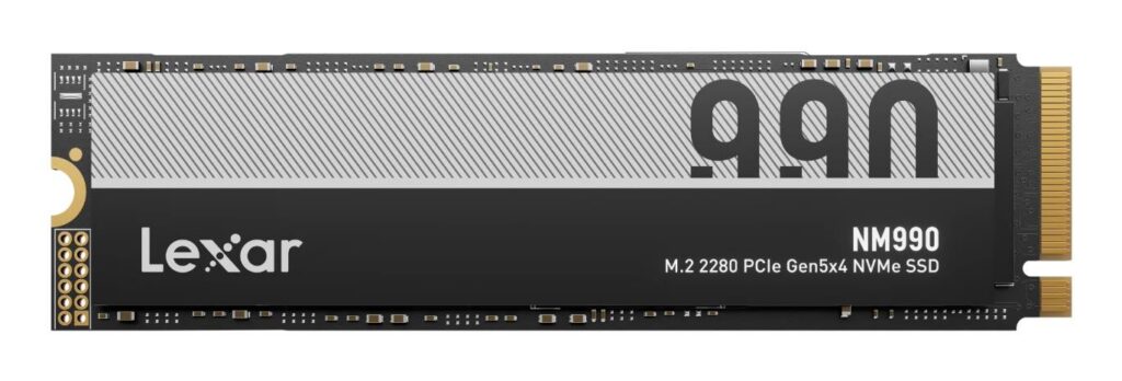 SSD|LEXAR|NM990|1TB|M.2|NVMe|Write speed 7500 MBytes/sec|Read speed 1400...