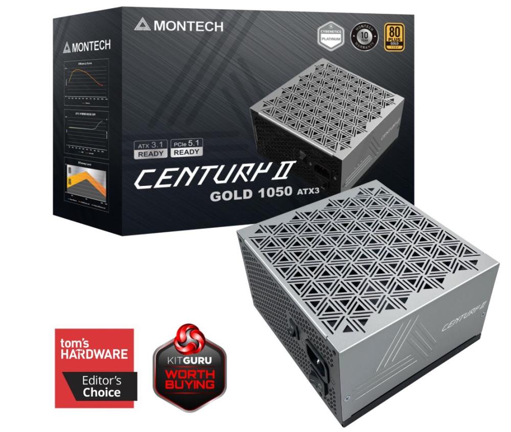Toiteplokk|MONTECH|CENTURY II|ATX|1050 W|CENTURYII1050