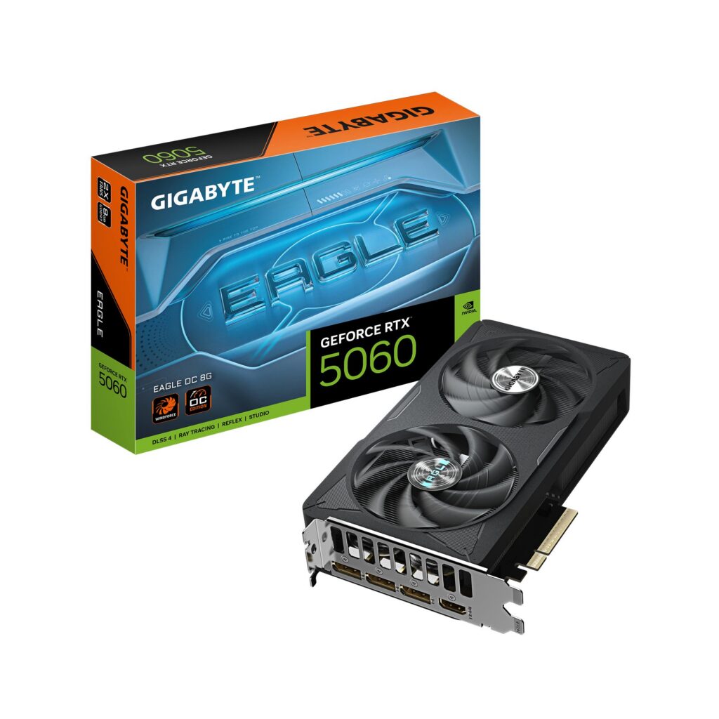 Graphics Card|GIGABYTE|NVIDIA GeForce RTX 5060|8 GB|GDDR7|128 bit|PCIE 5...