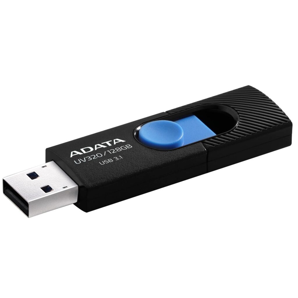 MÄLUPULK FLASH USB3 128GB/BLACK AUV320-128G-RBKBL ADATA
