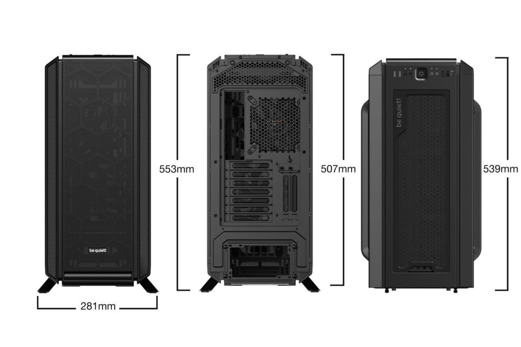 Case|BE QUIET|Silent Base 802 Black|MidiTower|Not included|ATX|EATX|MicroATX|MiniITX|Colour Black|BG039