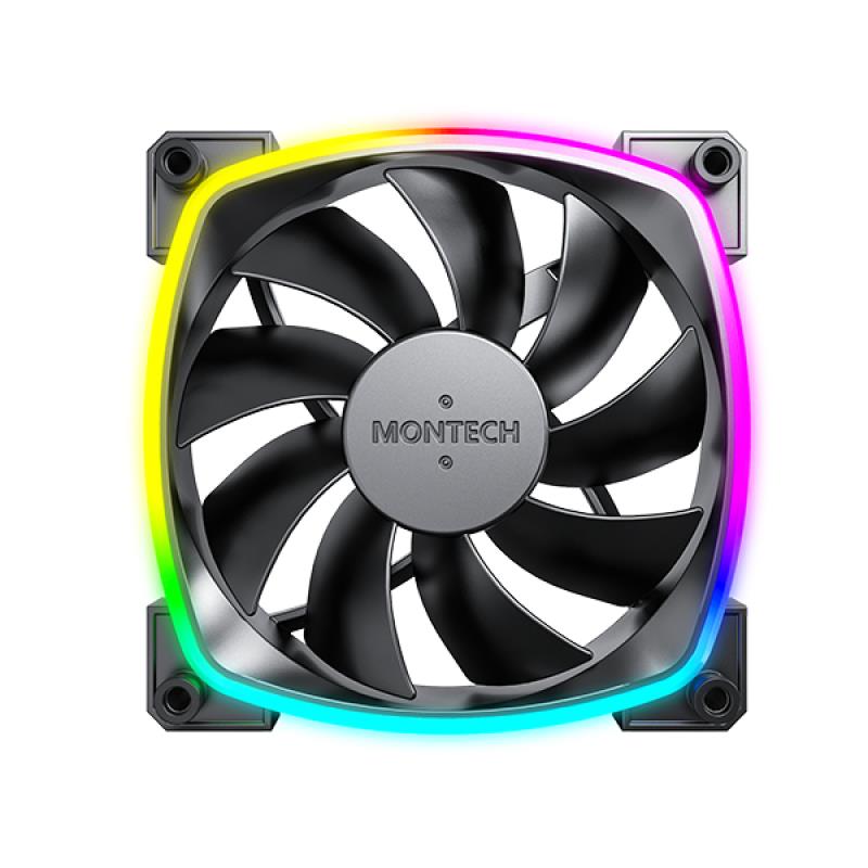 CASE FAN 120MM/AX120 PWM BLACK 3 IN 1 MONTECH