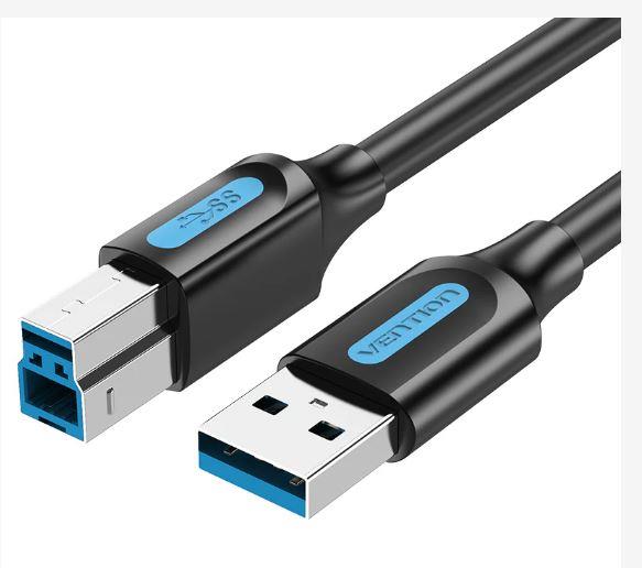 CABLE USB3.0 MALE TO MALE/3M BLACK COOBI VENTION