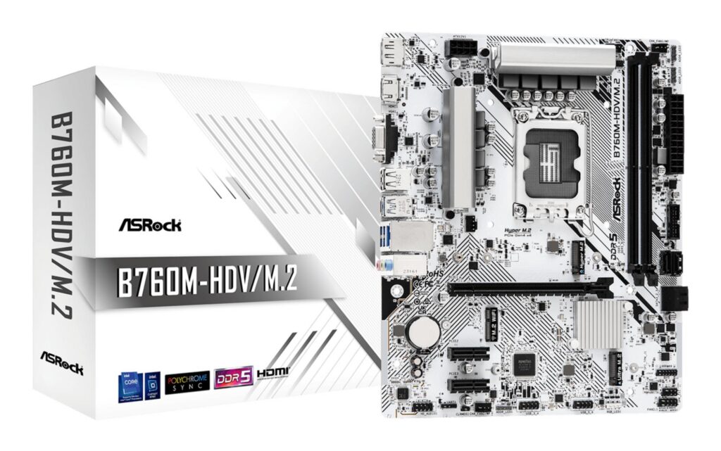 Emaplaat|ASROCK|Intel B760 Express|LGA1700|Micro-ATX|Memory DDR5|Memory&...