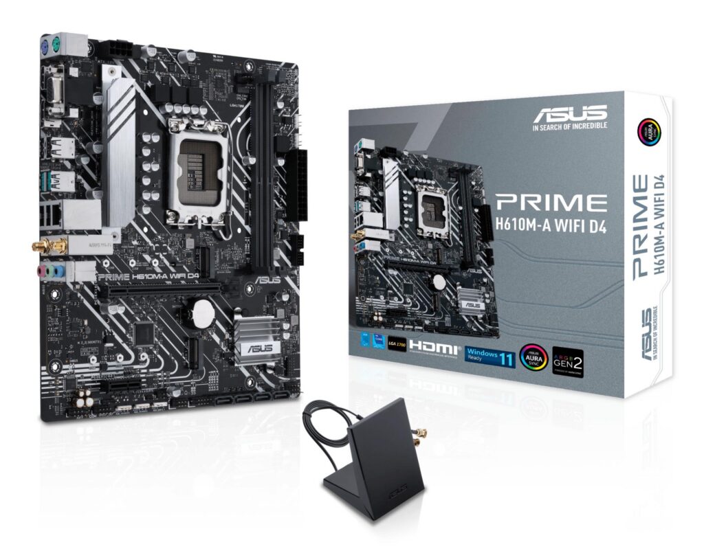 Emaplaat|ASUS|Intel H610|LGA1700|Micro-ATX|Memory DDR4|Memory slots 2|1&...