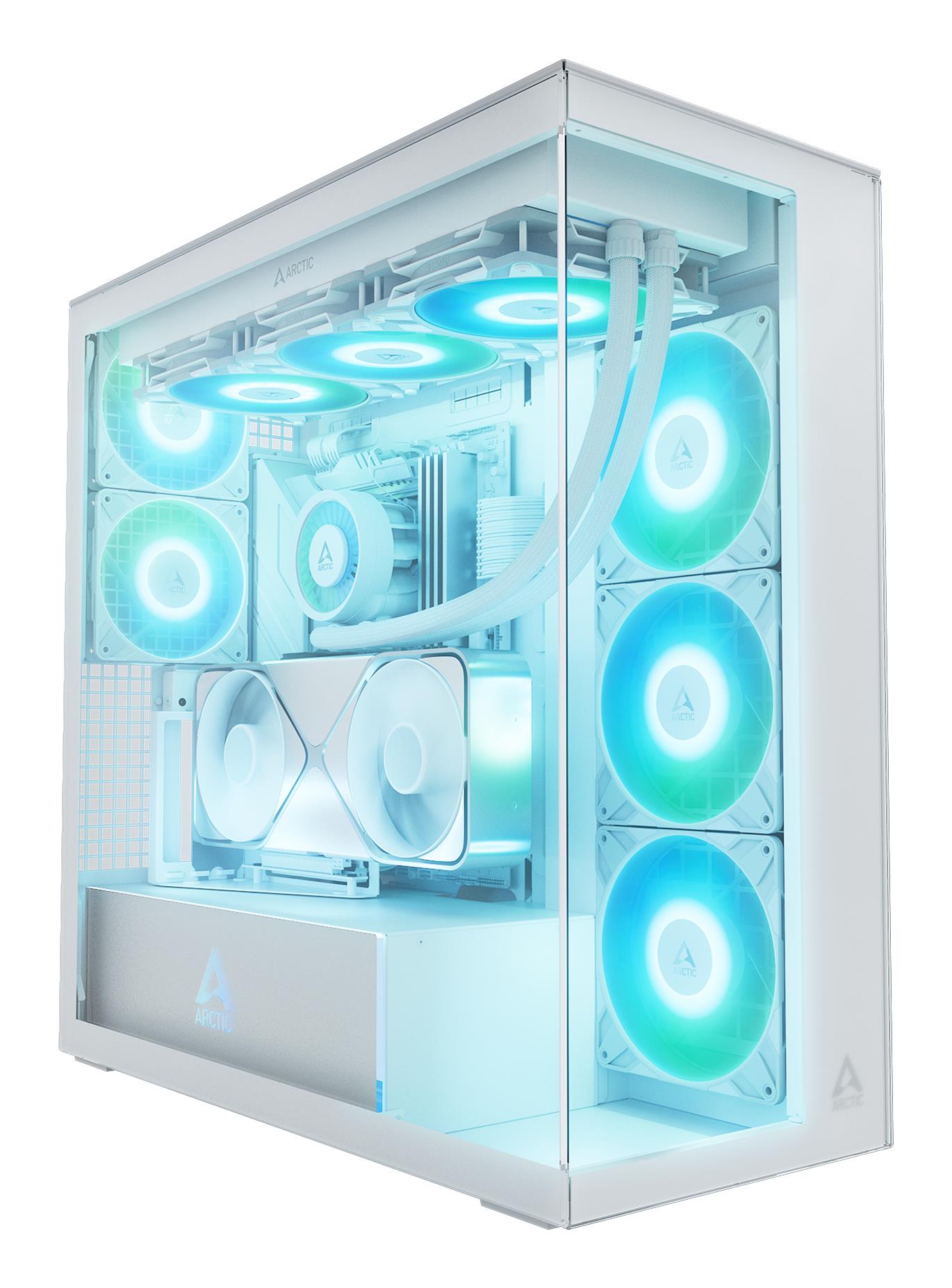 Case|ARCTIC|Xtender VG (White)|Case product features Transparent panel|N...