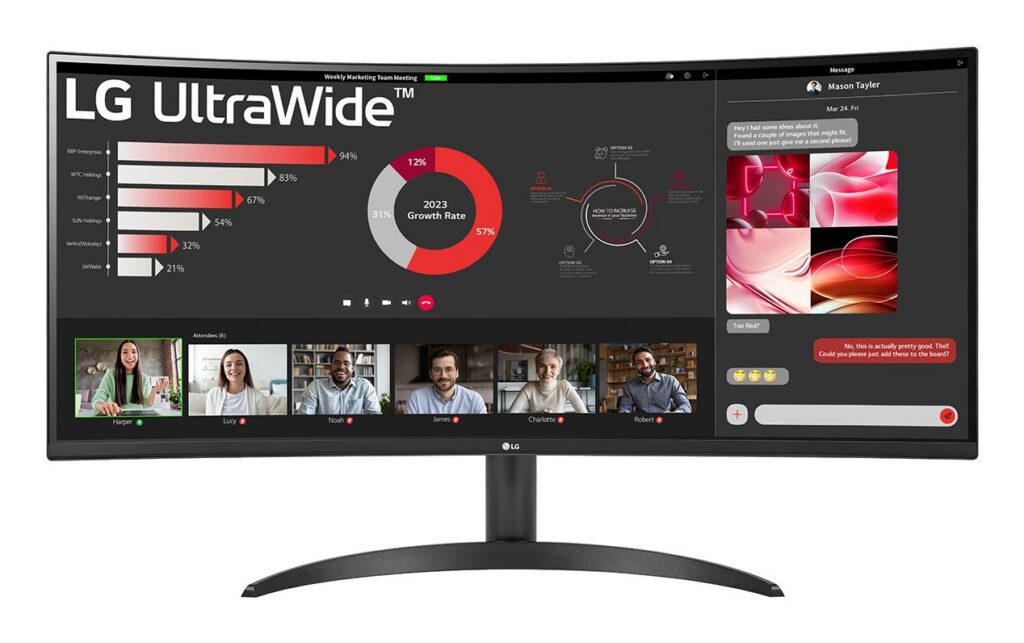 LCD Monitor|LG|34″|Curved/21 : 9|Panel VA|3440×1440|21:9|100 ...