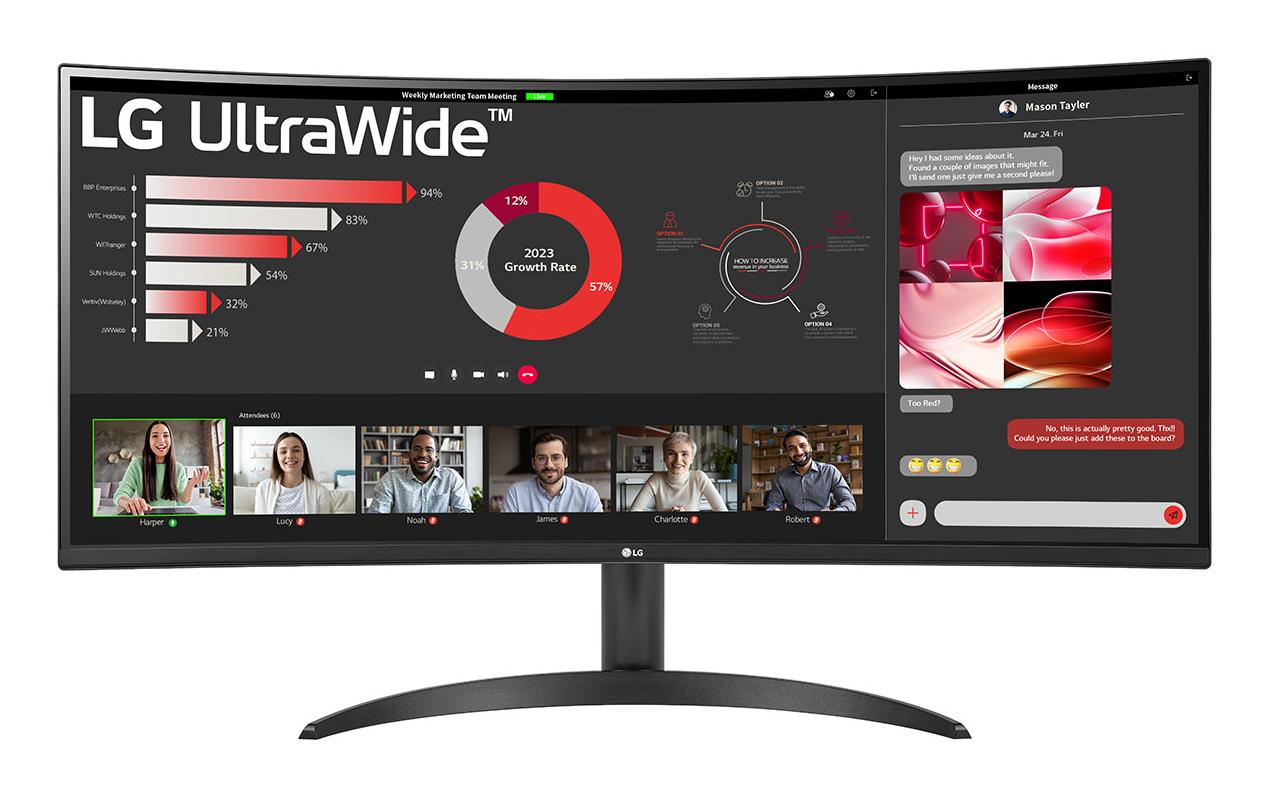 LCD Monitor|LG|34″|Curved/21 : 9|Panel VA|3440×1440|21:9|100 ...