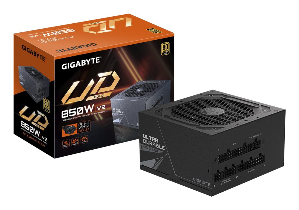 Toiteplokk|GIGABYTE|UD850GM PG5 V2|ATX 3.1|850 Watts|Efficiency 80 PLU&#...