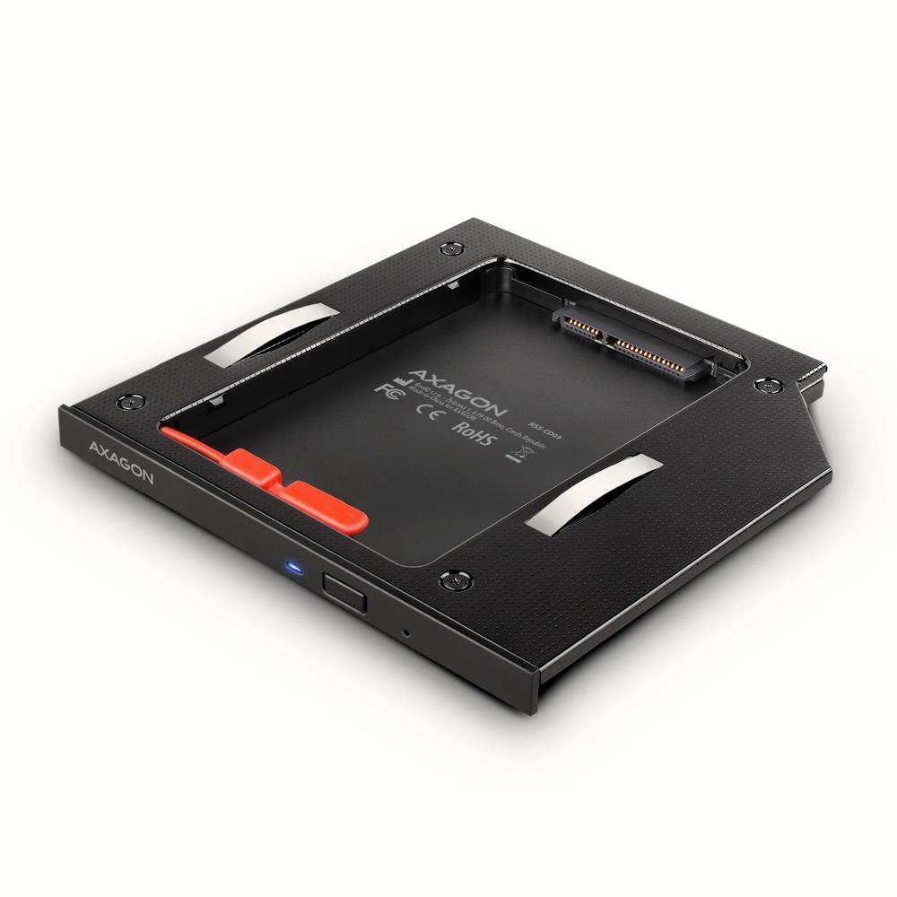 SSD/HDD CADDY 2.5″ DVD SLOT/RSS-CD09 AXAGON